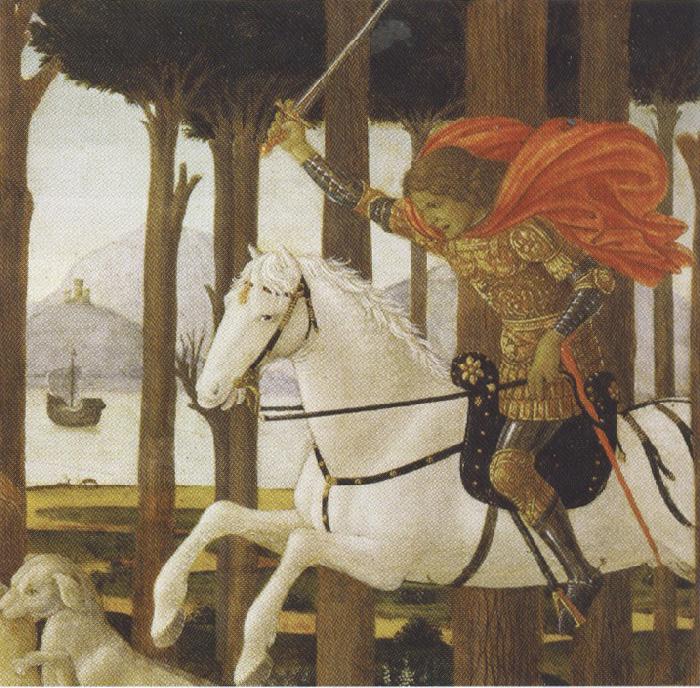 Sandro Botticelli Novella di Nastogio degli Onesti (mk36) Germany oil painting art